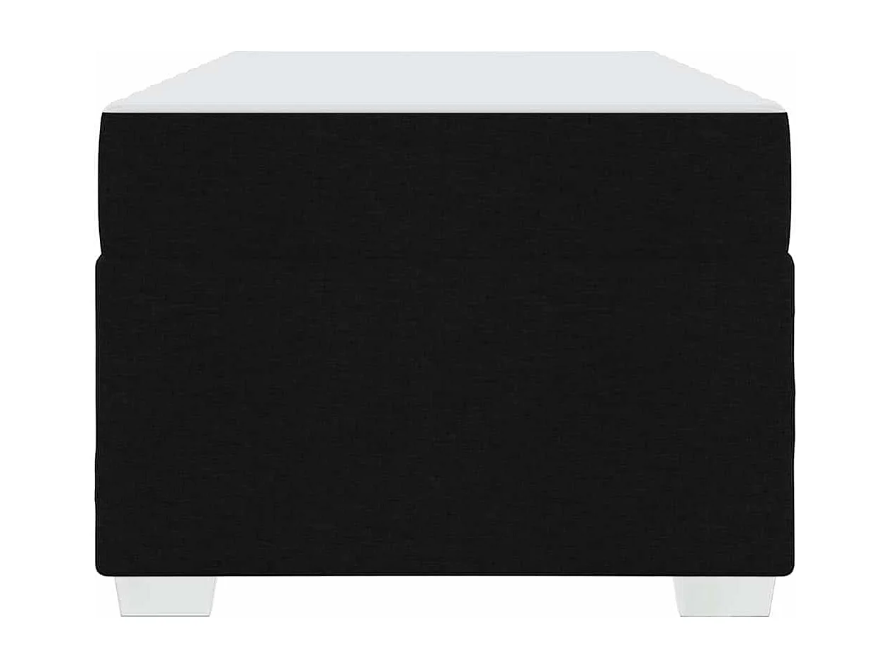 Estructura de cama Negro 90 x 200 cm tela