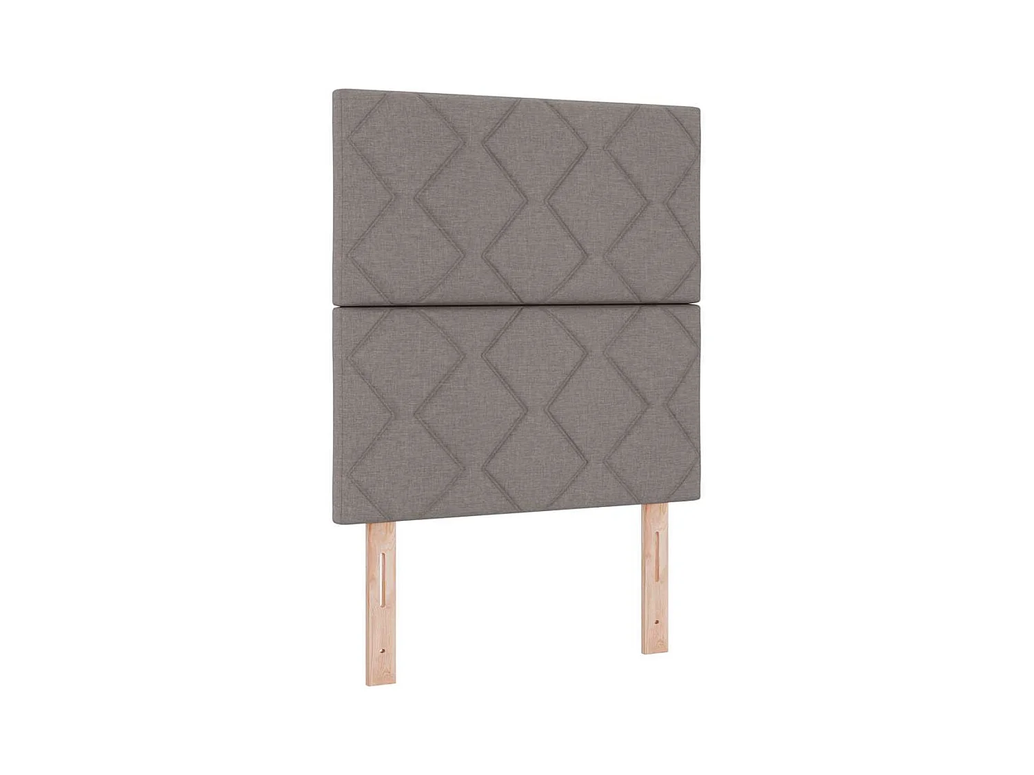 Cama Box com colchão Cinzento-acastanhado 90 x 190 cm tecido