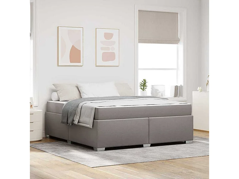 Bedframe Taupe 180 x 200 cm Stof
