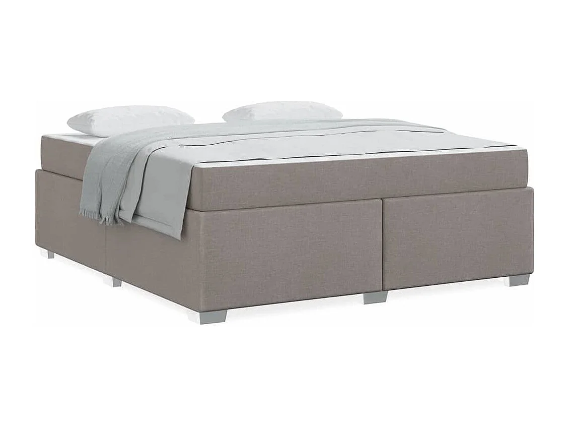 Estructura de cama Taupé 180 x 200 cm tela