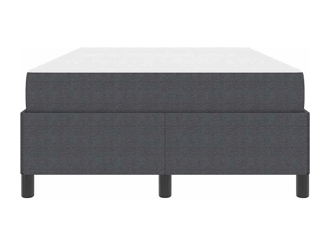 Estructura de cama Gris oscuro 120 x 200 cm Telas de pana