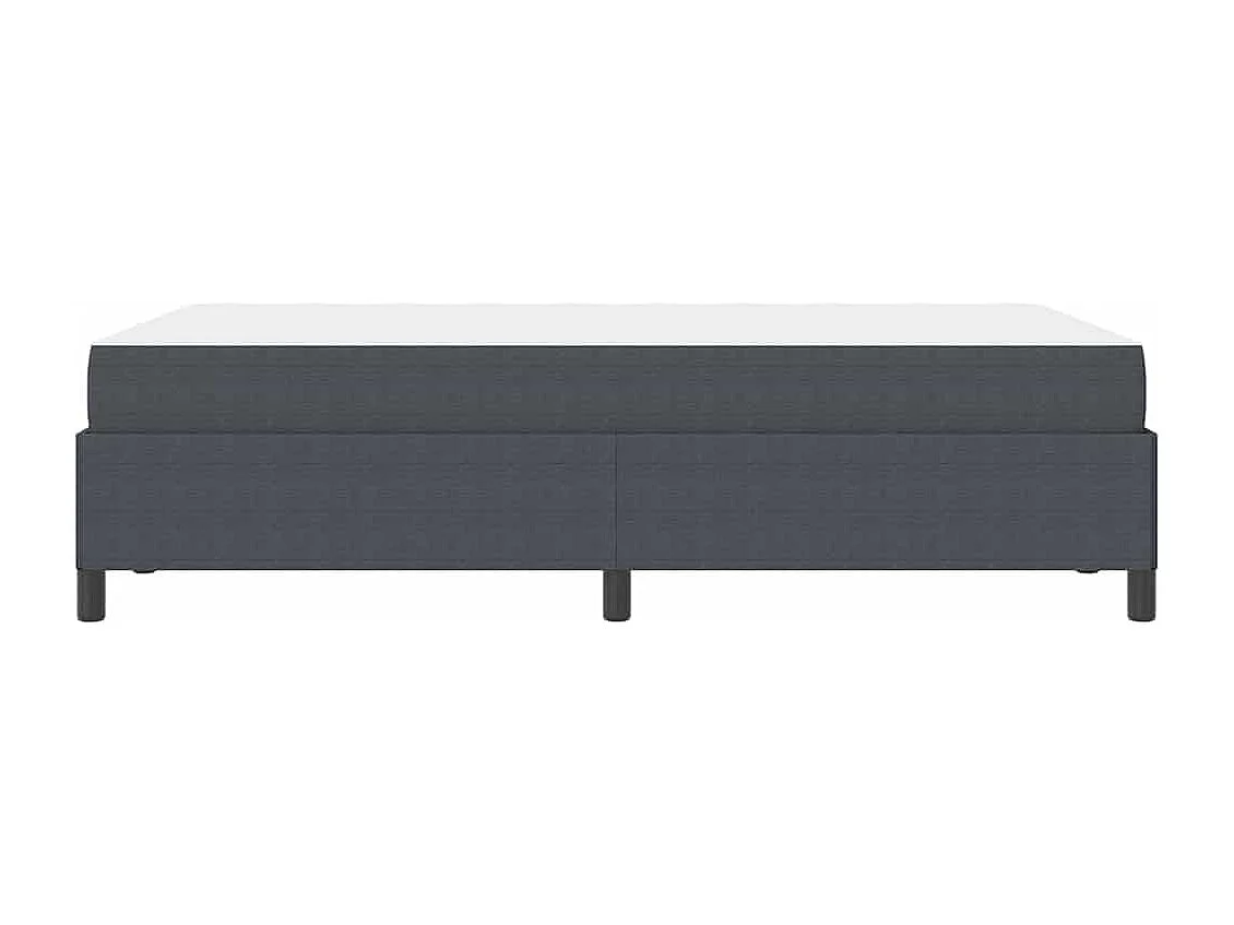 Estructura de cama Gris oscuro 120 x 200 cm Telas de pana