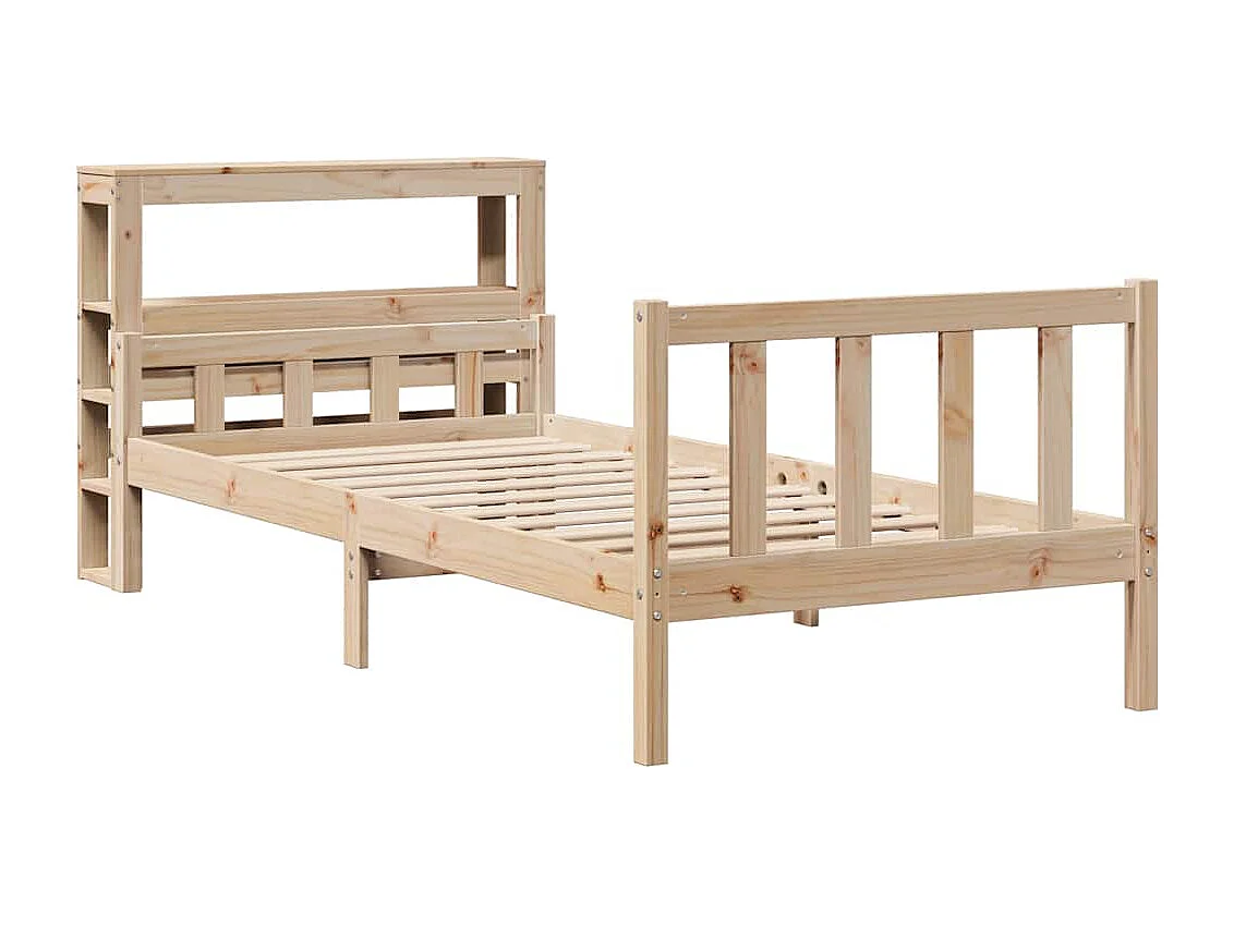 Bedframe zonder matras massief grenenhout 90x190 cm