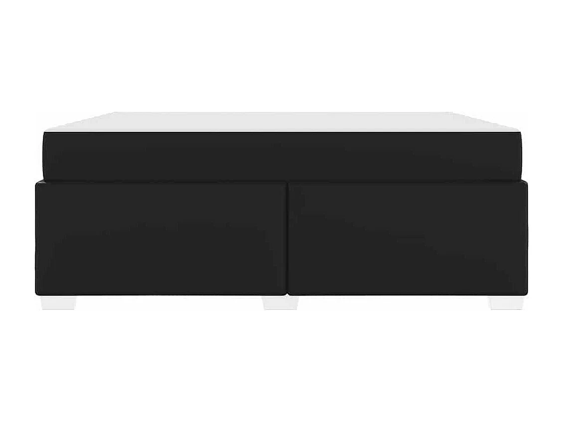 Cadre de lit Noir 180 x 200 cm Faux cuir