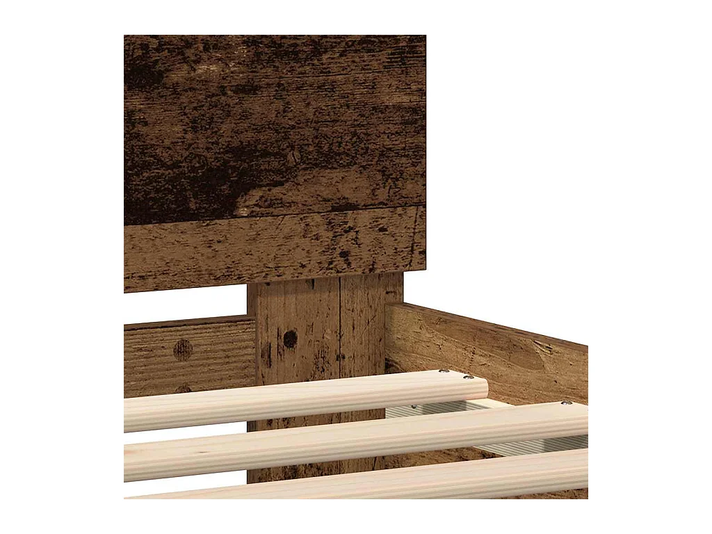 Cadre de lit Bois ancien 100 x 200 cm Bois d'ingénierie