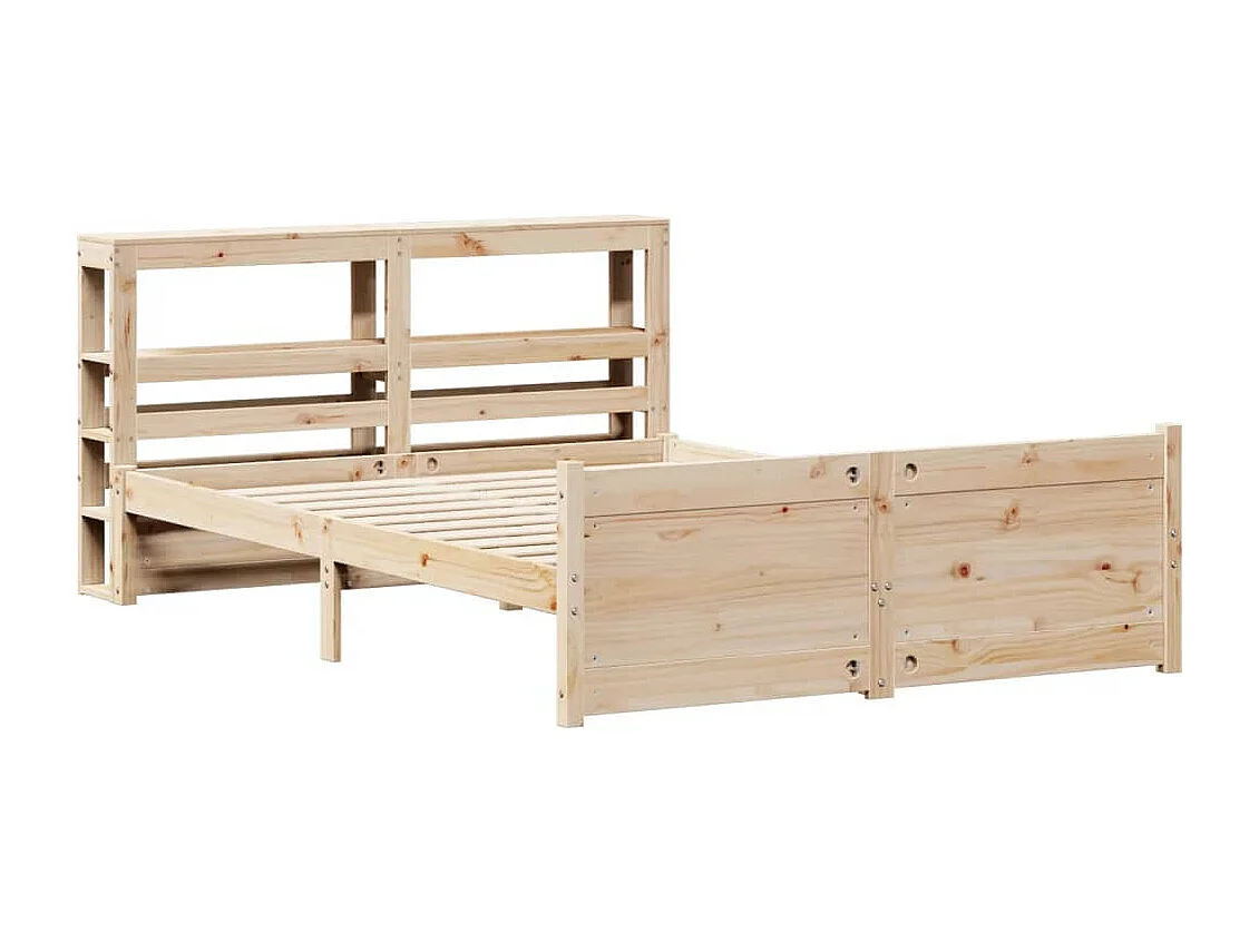 Cadre de lit avec tête de lit sans matelas 160x200 cm