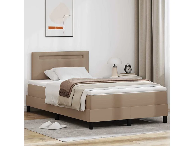 Estructura de cama con colchón Capuchino 120 x 200 cm