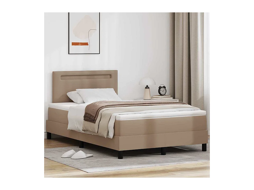 Estructura de cama con colchón Capuchino 120 x 200 cm