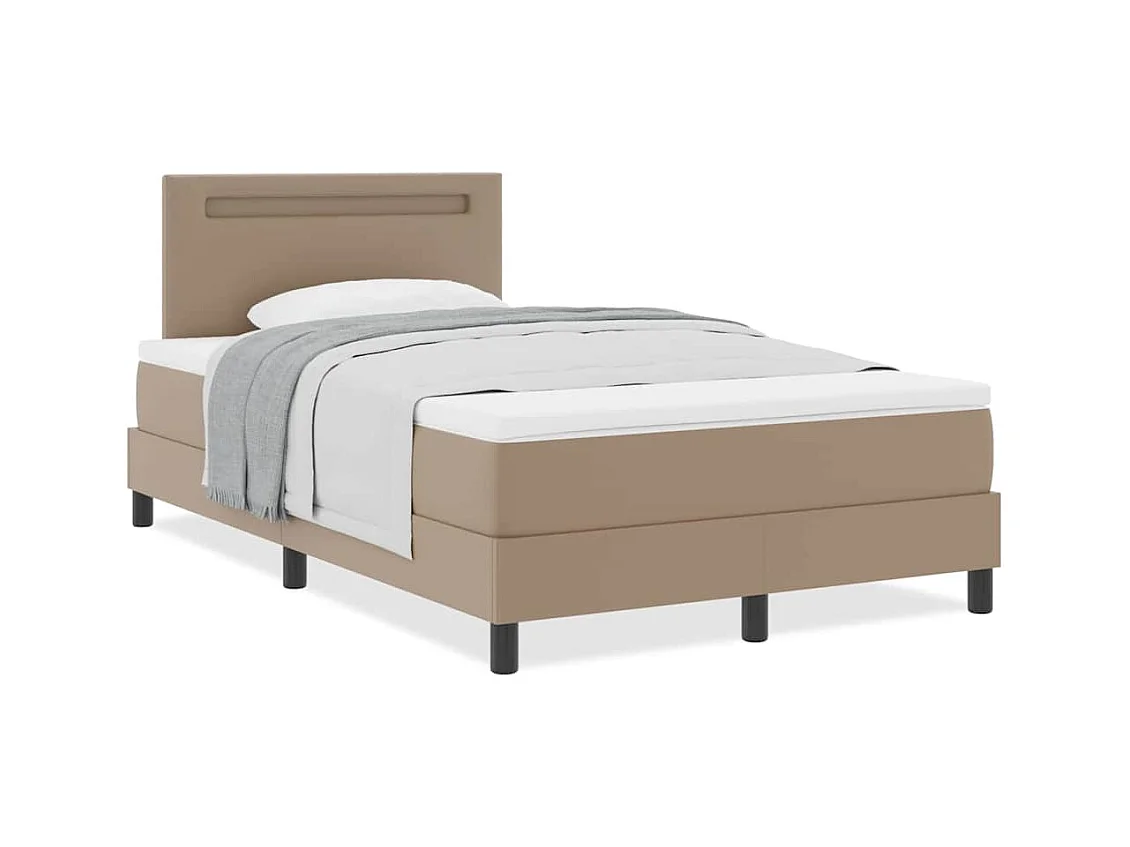 Estructura de cama con colchón Capuchino 120 x 200 cm