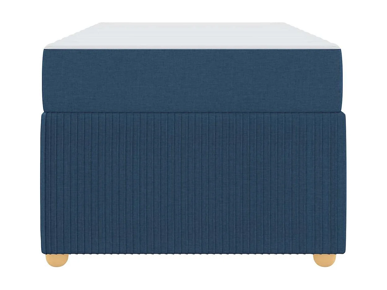 Estrutura de cama com colchão Azul 80 x 200 cm tecido