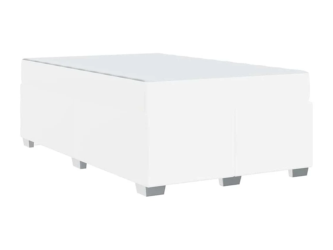 Estrutura da Cama Branco 120 x 200 cm Couro sintético