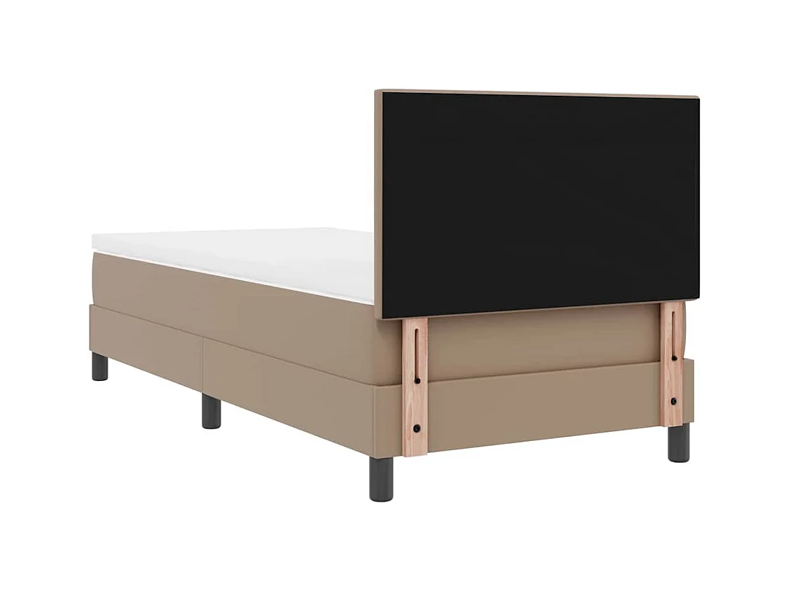 Estrutura de cama com colchão Cappuccino 90 x 200 cm