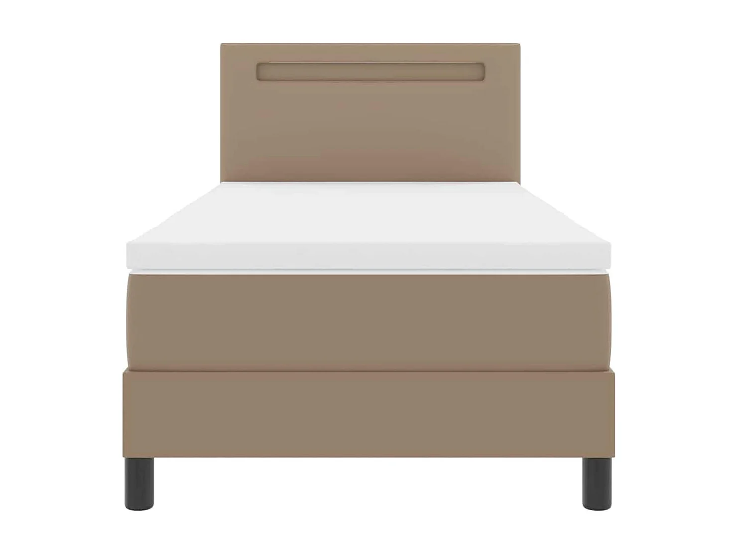 Estructura de cama con colchón Capuchino 90 x 200 cm