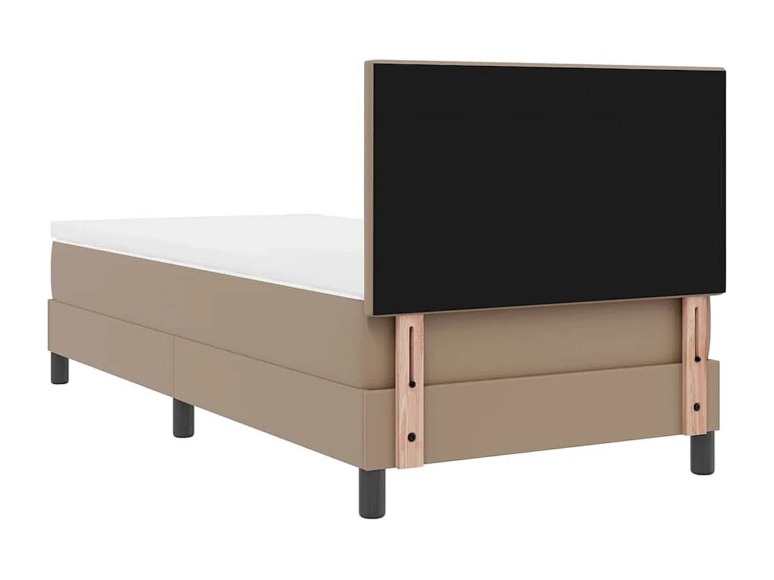 Estructura de cama con colchón Capuchino 90 x 200 cm