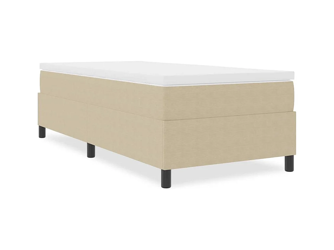 Cama Box Cinza Verde 90 x 200 cm Tecido de veludo côtelé