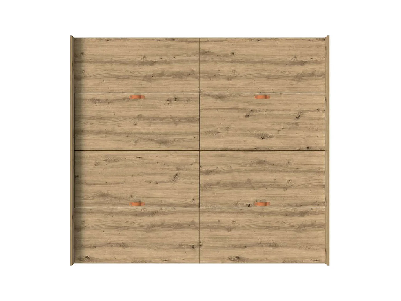 Cadre de lit avec rangement chêne artisanal 200 x 200 cm