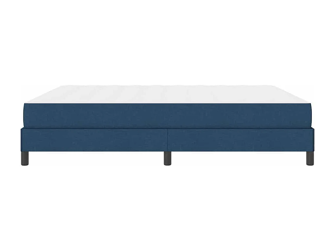 Cama Box com colchão Azul 180 x 200 cm tecido
