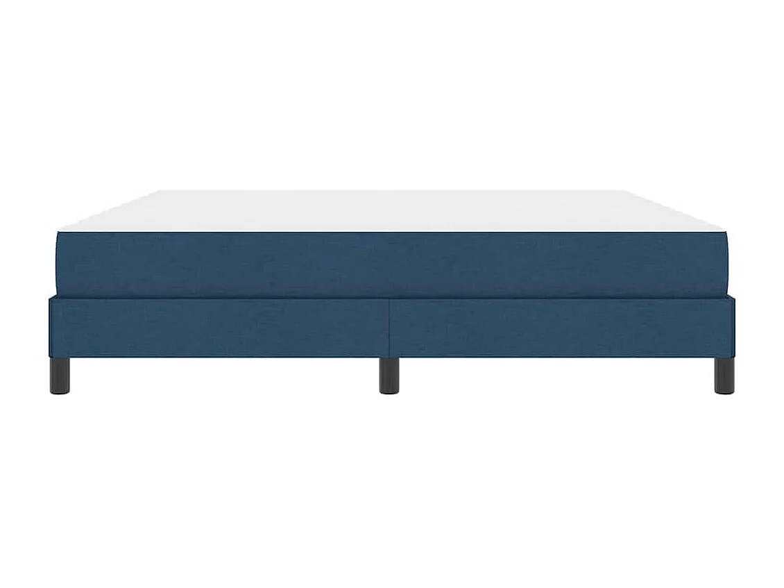 Cama Box com colchão Azul 180 x 200 cm tecido
