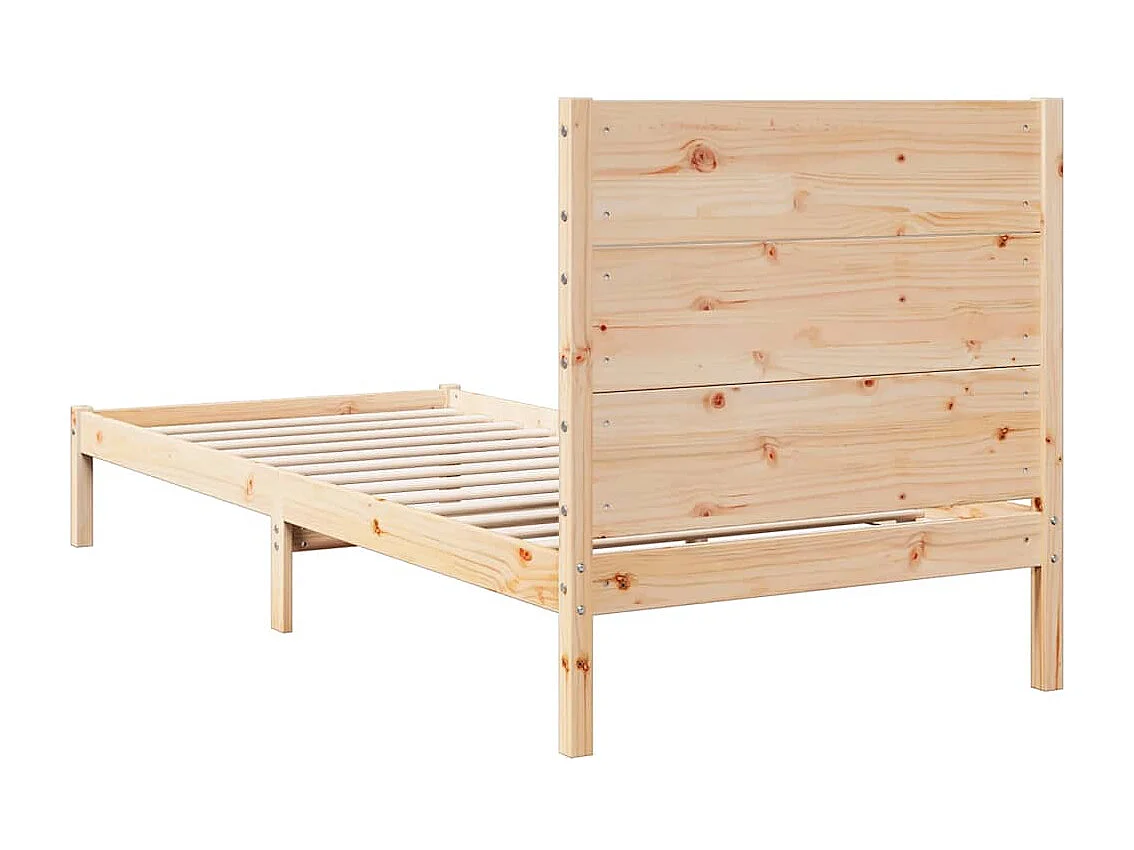 Cama extra longa sem colchão 90x220 cm madeira maciça
