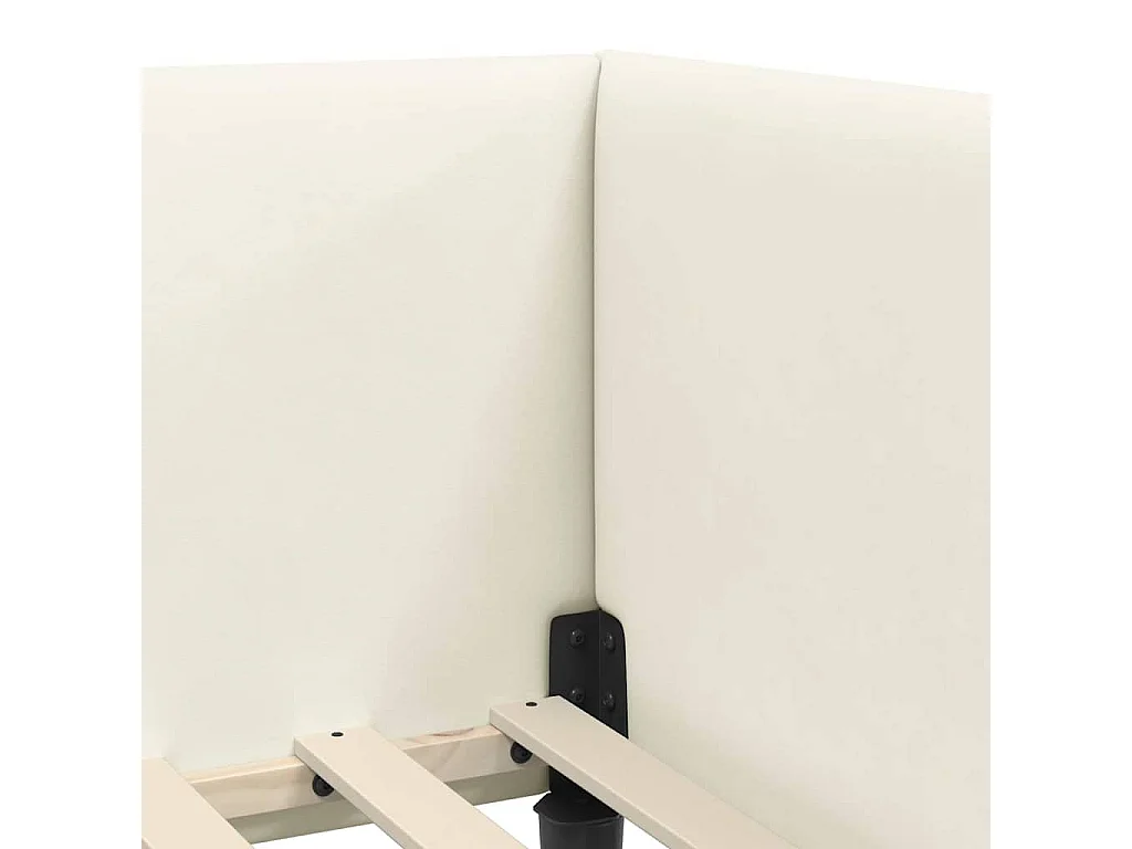 Estrutura de Cama de Canto Outros Manual Creme 100 x 200 cm