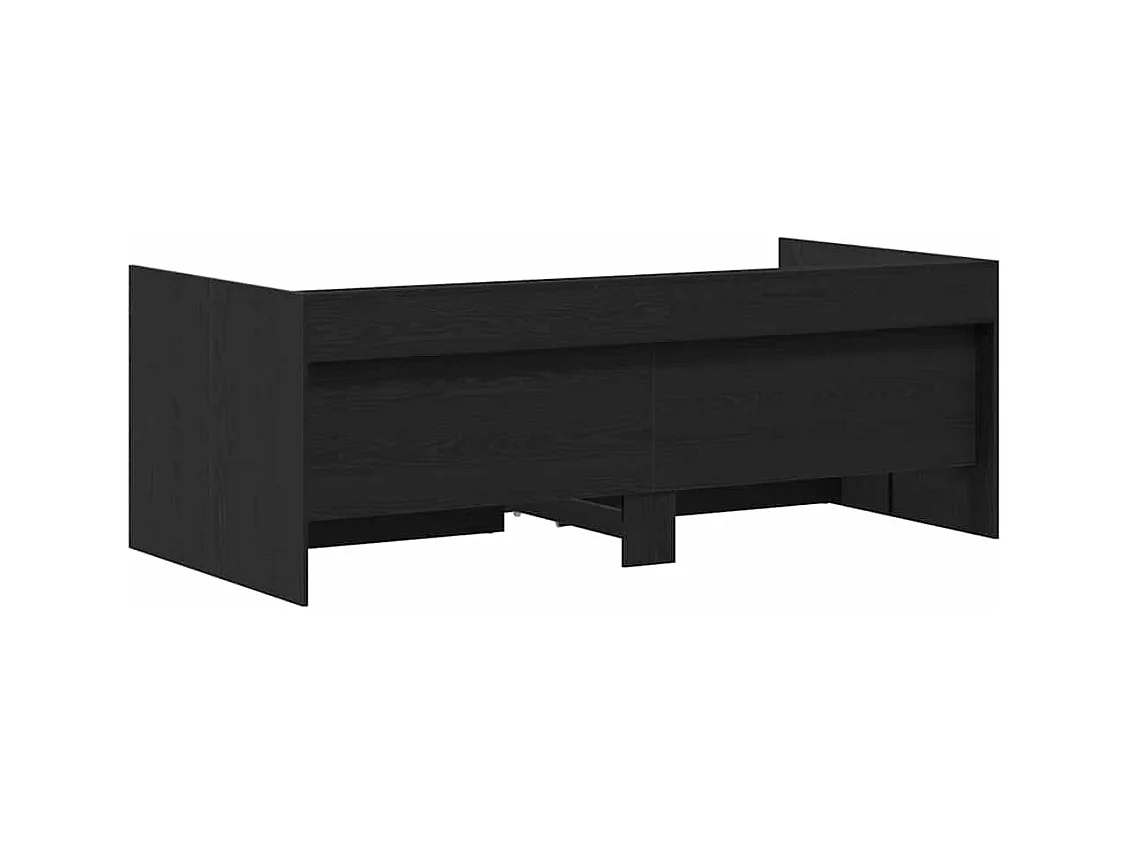 Lit de jour Gris 90 x 200 cm Bois d'ingénierie