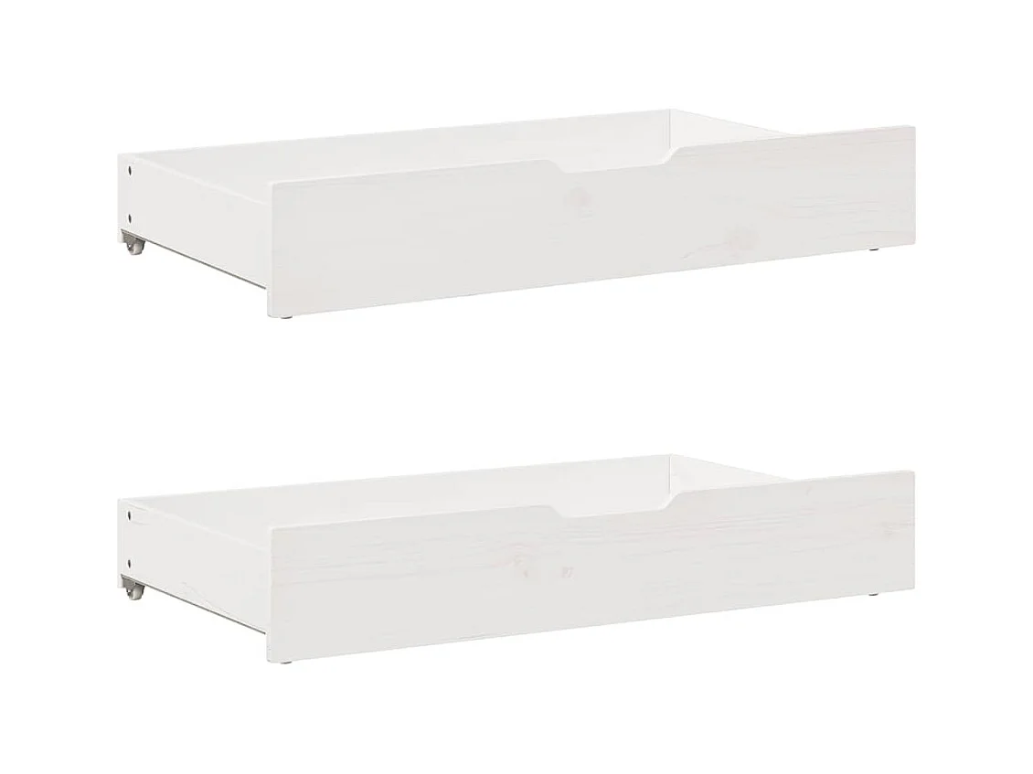 Sofá-cama com gavetas 80x200 cm madeira de pinho maciça