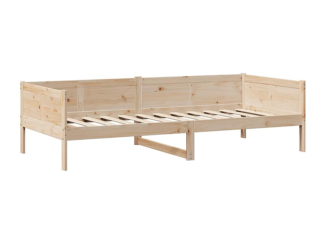 Lit de jour avec tiroirs sans matelas 80x200 cm bois massif