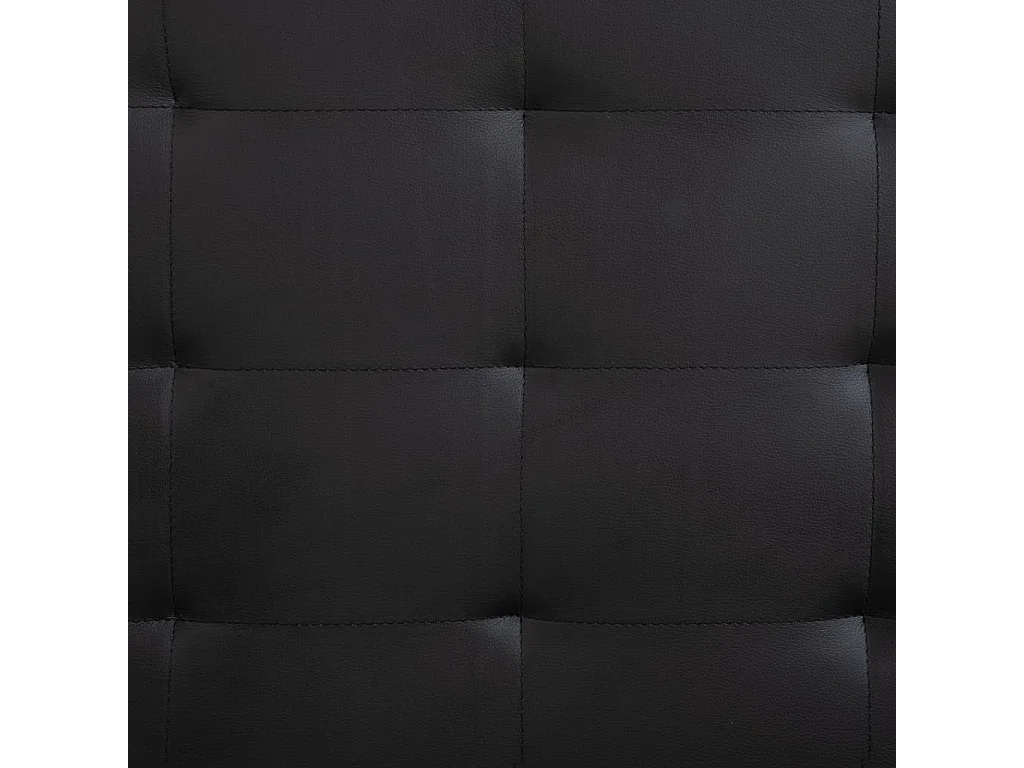 Cadre de lit Noir Similicuir 200 x 160 cm