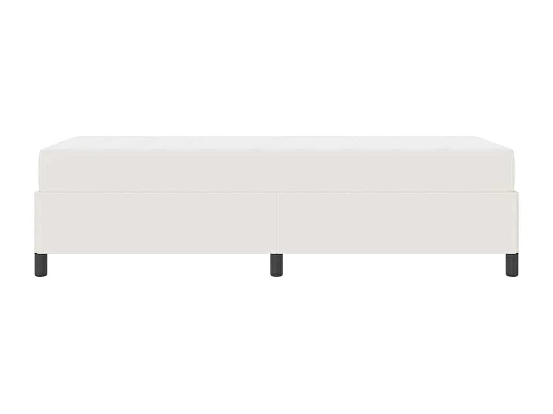 Estructura de cama Crema 100 x 200 cm Telas de pana