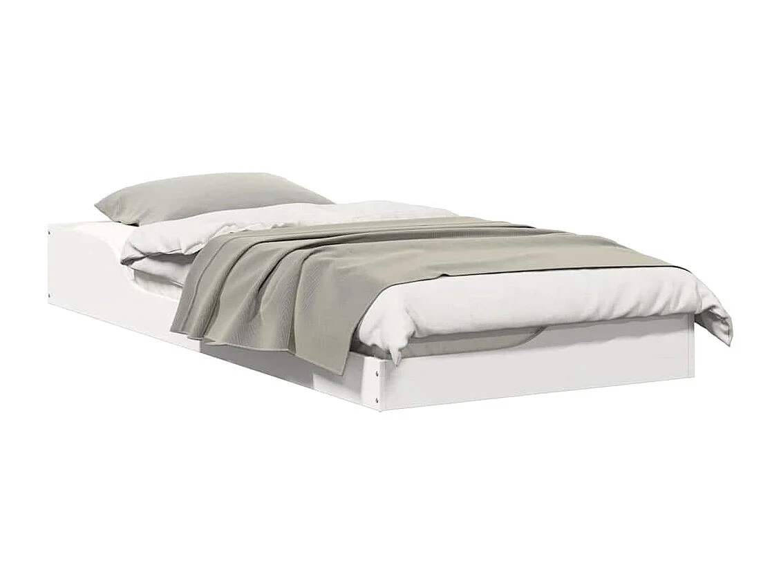 Estructura de cama Blanco 80 x 200 cm Madera maciza de pino