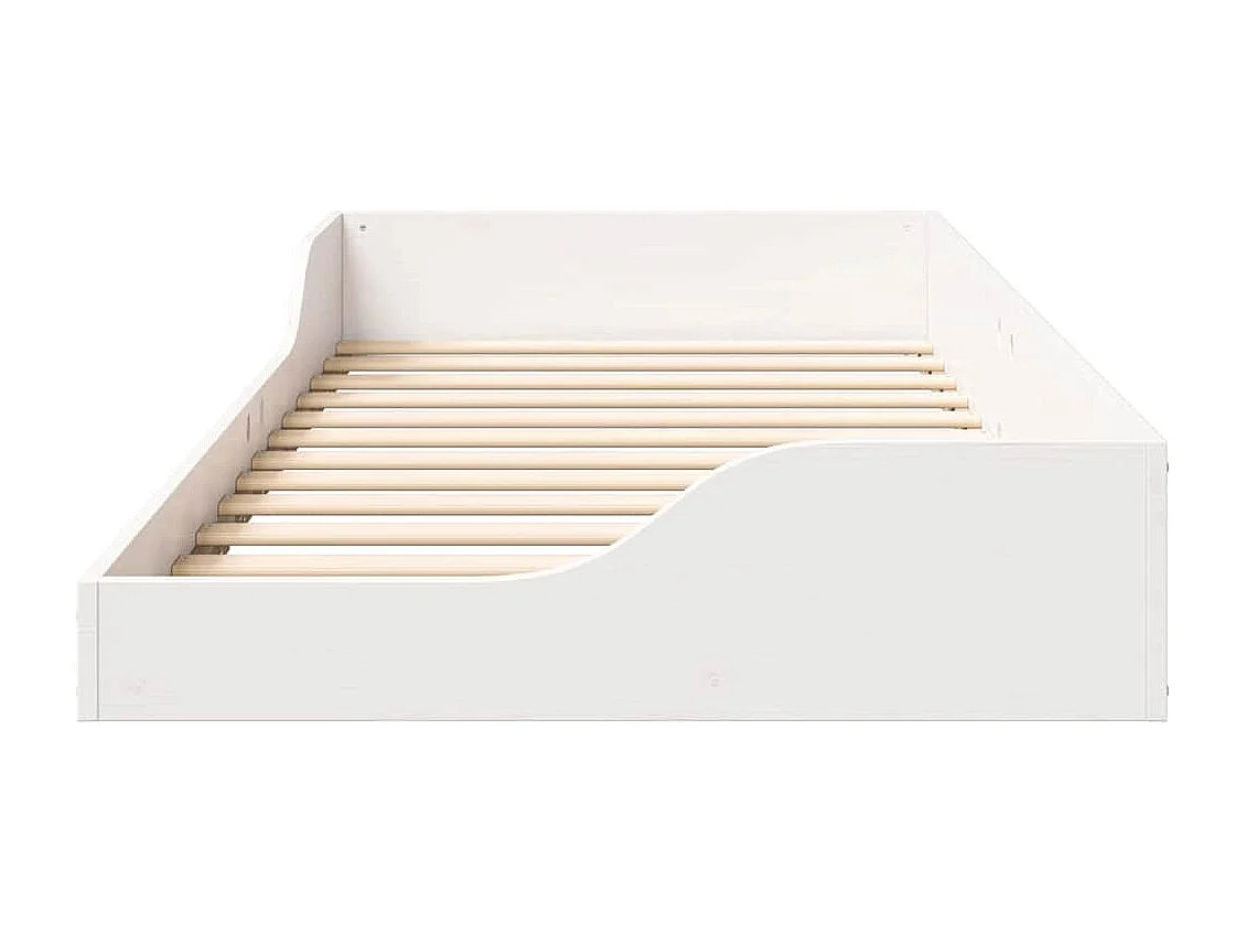Estructura de cama Blanco 80 x 200 cm Madera maciza de pino