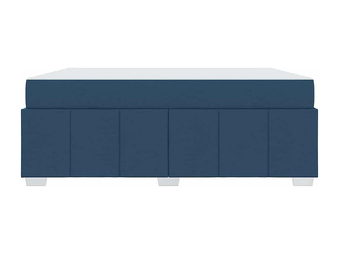 Bedframe met matras Blauw 180 x 200 cm Stof