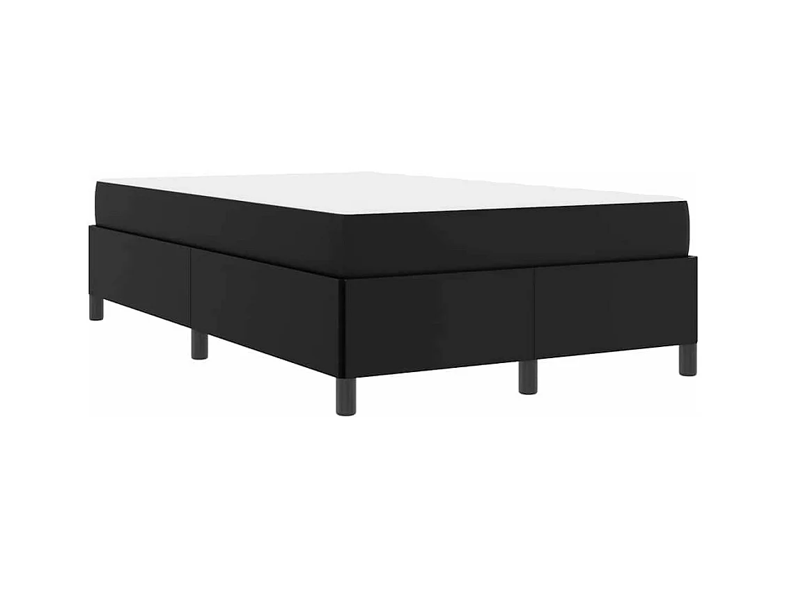 Estrutura de cama com colchão com colchão Preto 120 x 190 cm