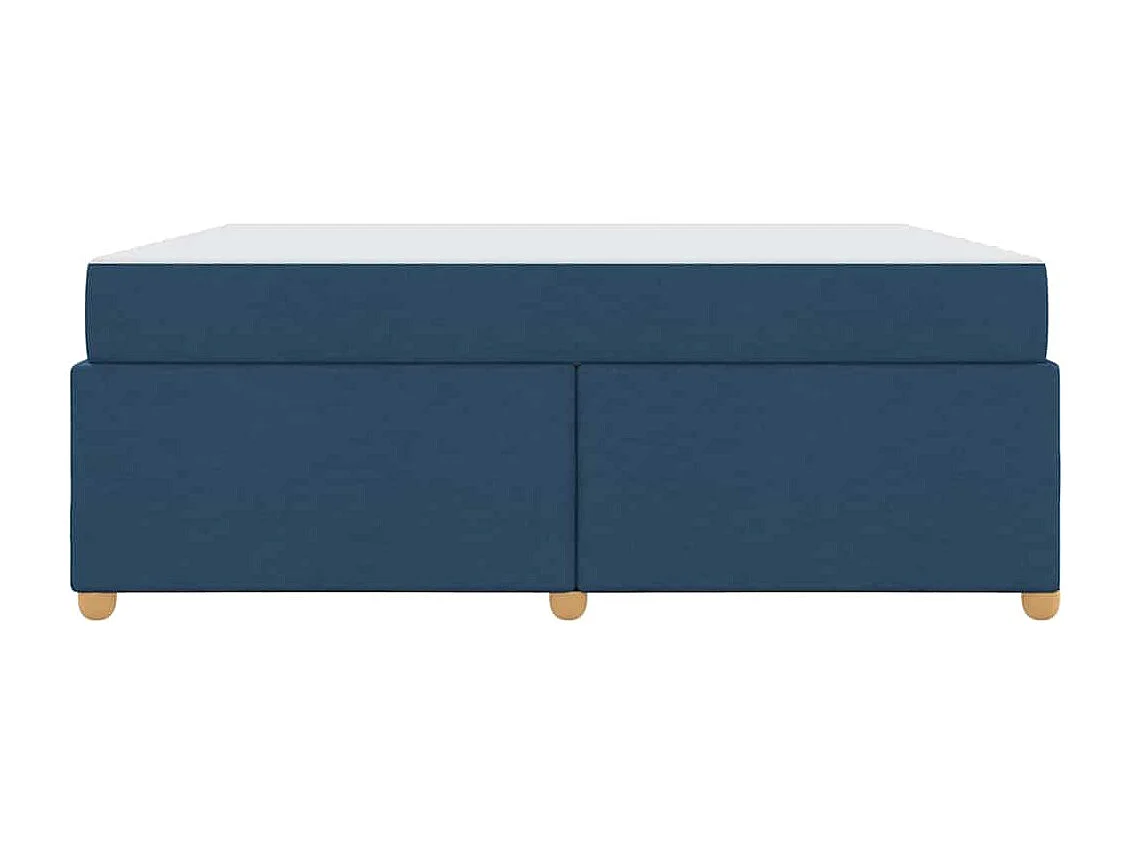Bedframe met matras Blauw 180 x 200 cm Stof