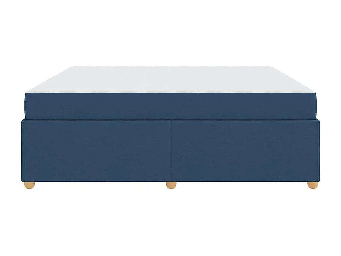 Bedframe met matras Blauw 180 x 200 cm Stof