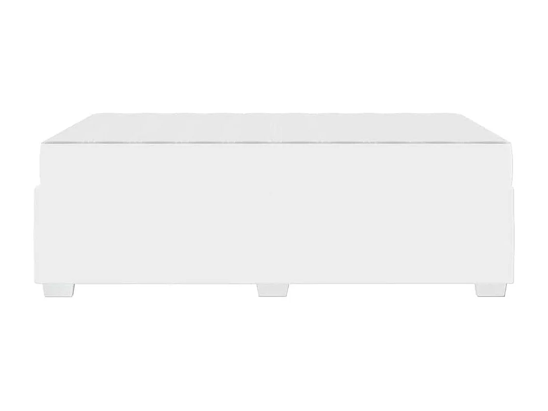 Estrutura da Cama Branco 120 x 190 cm Couro sintético