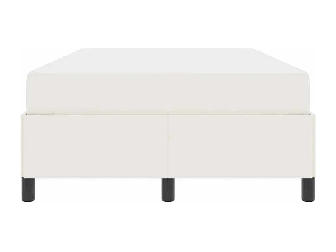 Estructura de cama Crema 120 x 200 cm Telas de pana