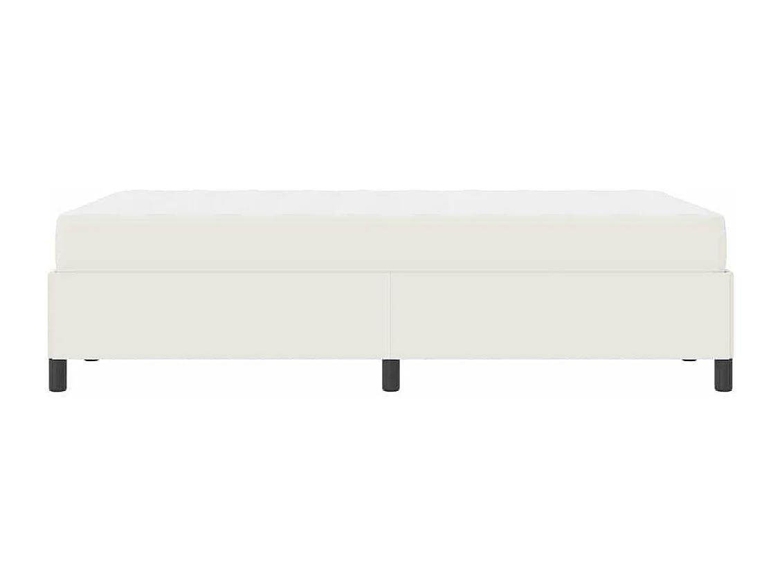 Estructura de cama Crema 120 x 200 cm Telas de pana