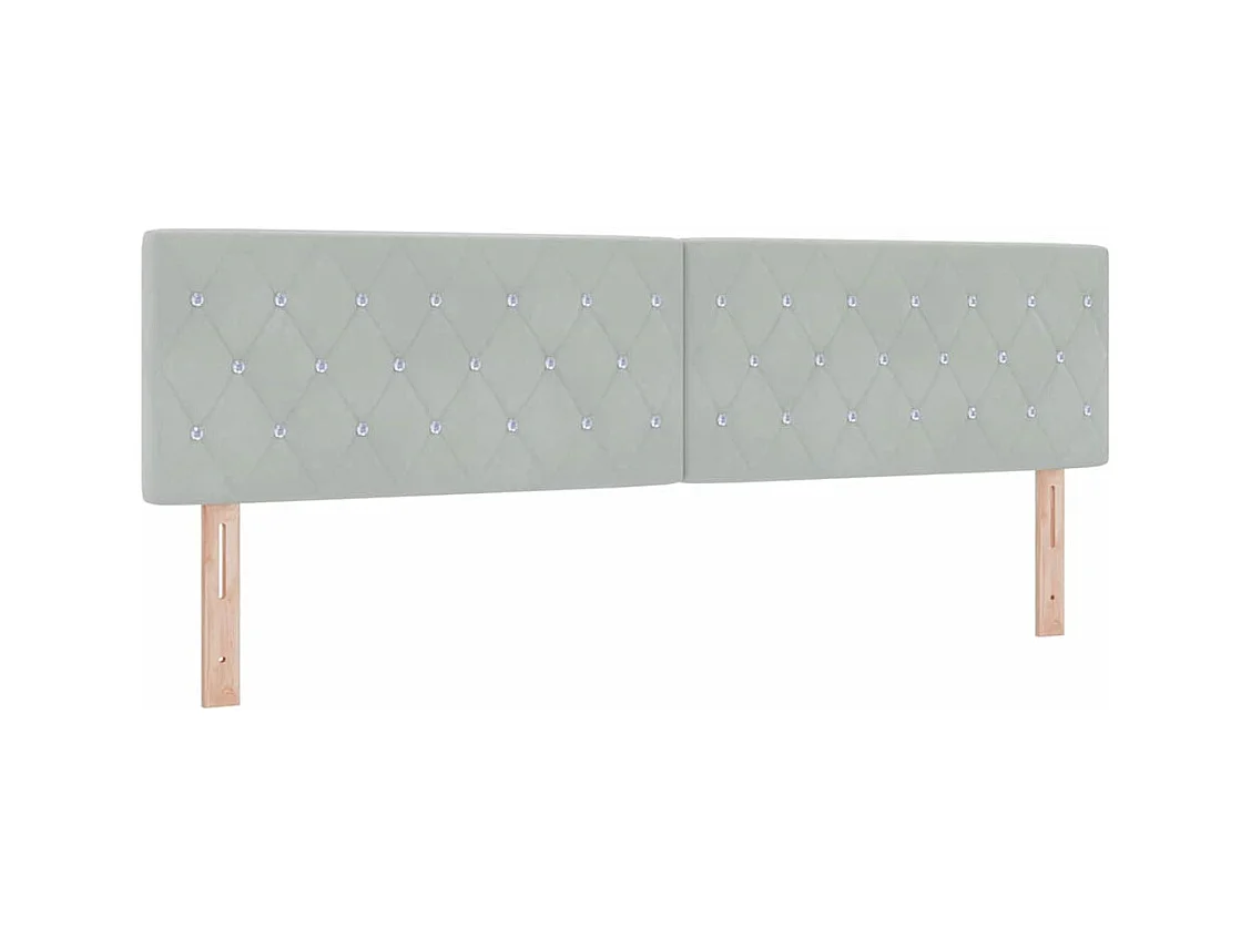 Cama con Somier y Colchón Gris Oscuro 80x200 cm Terciopelo