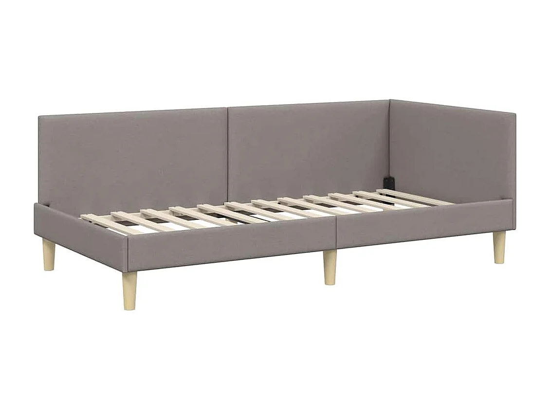 Estructura de cama en esquina Otro Manual Taupé 100 x 200 cm