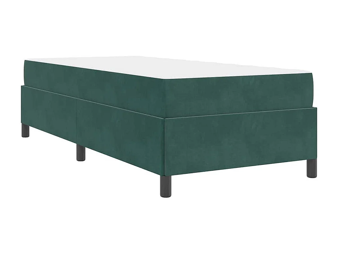 Estructura de cama Verde oscuro, Verde y Blanco 80 x 200 cm