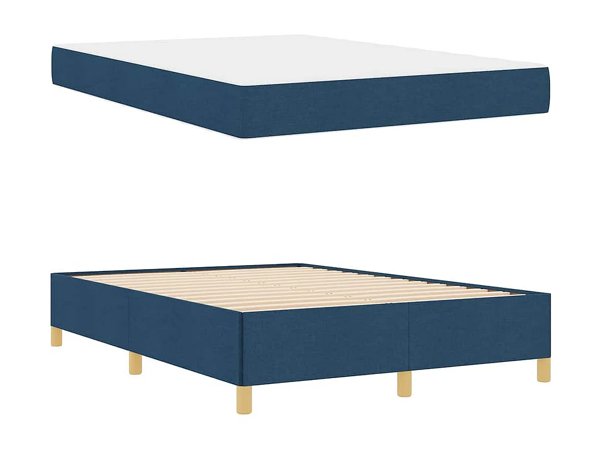 Boxspring bed met matras 140 x 200 cm Stof