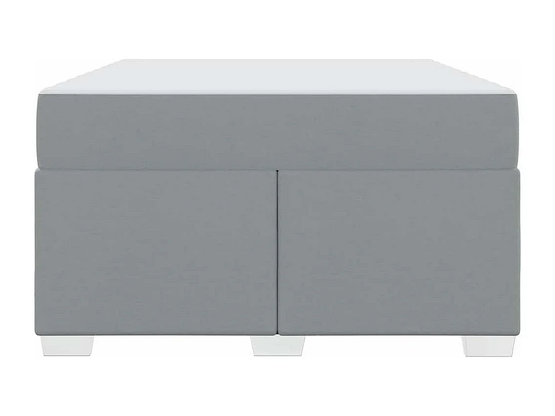 Estructura de cama Gris claro 120 x 190 cm tela