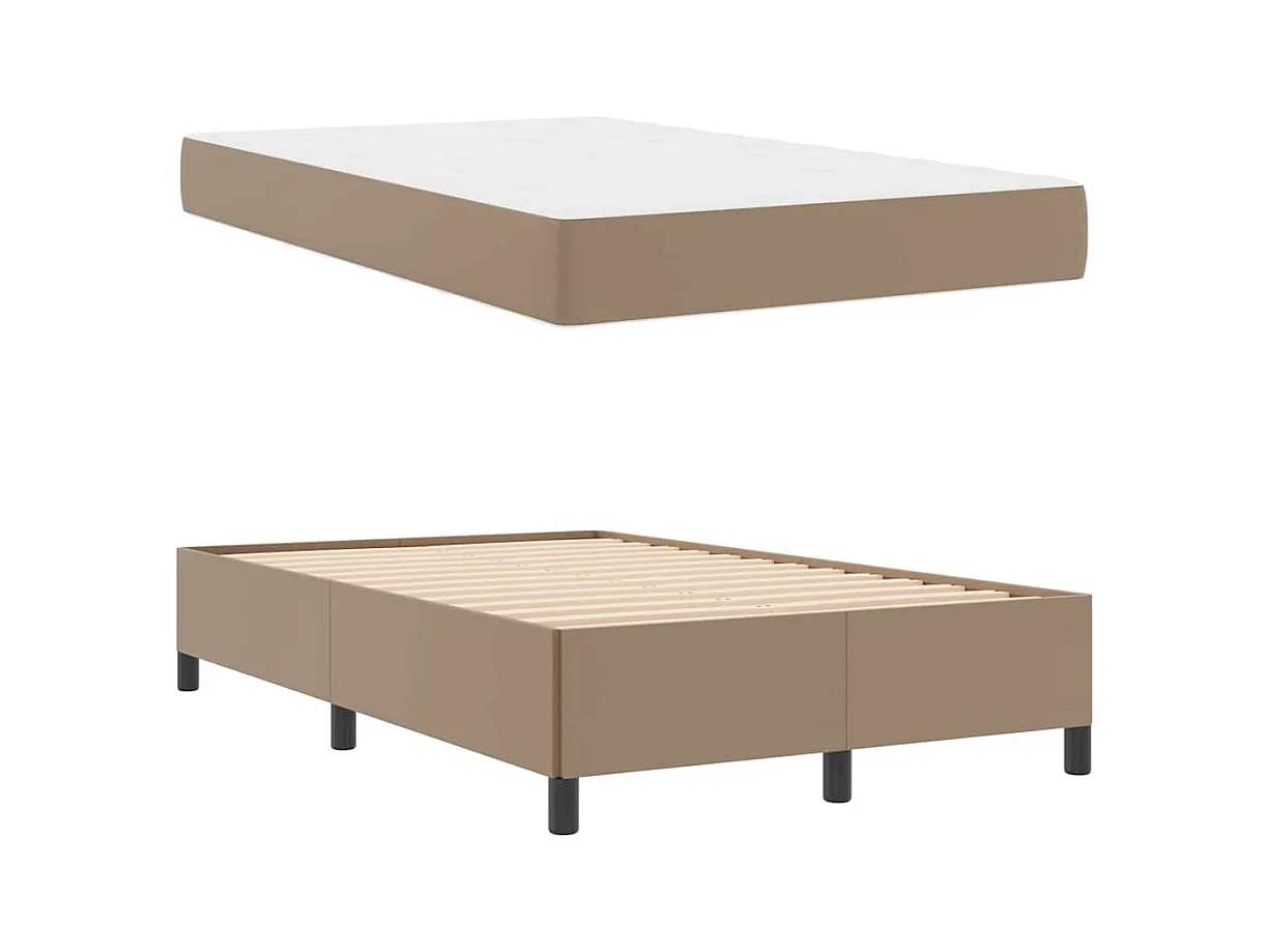 Estructura de cama con colchón Capuchino 120 x 200 cm