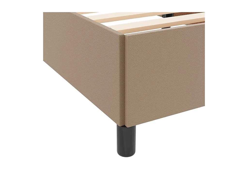 Estructura de cama con colchón Capuchino 120 x 200 cm