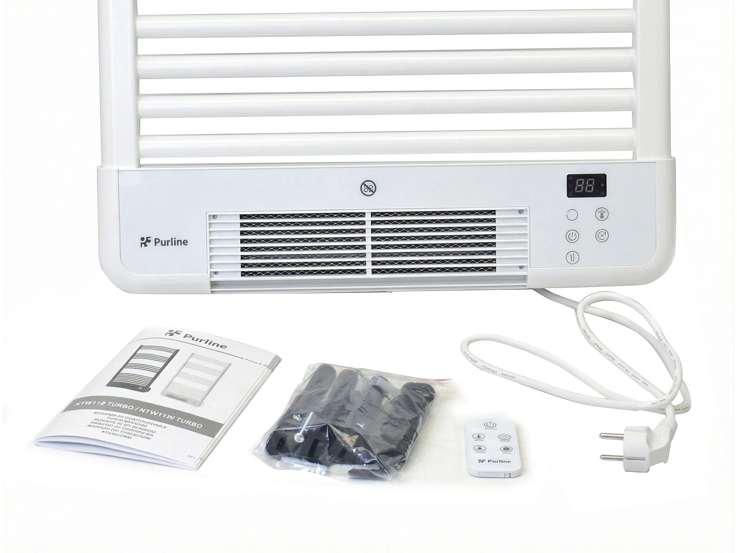 Radiateur sèche-serviettes avec chauffage intégré et contrôle WiFi