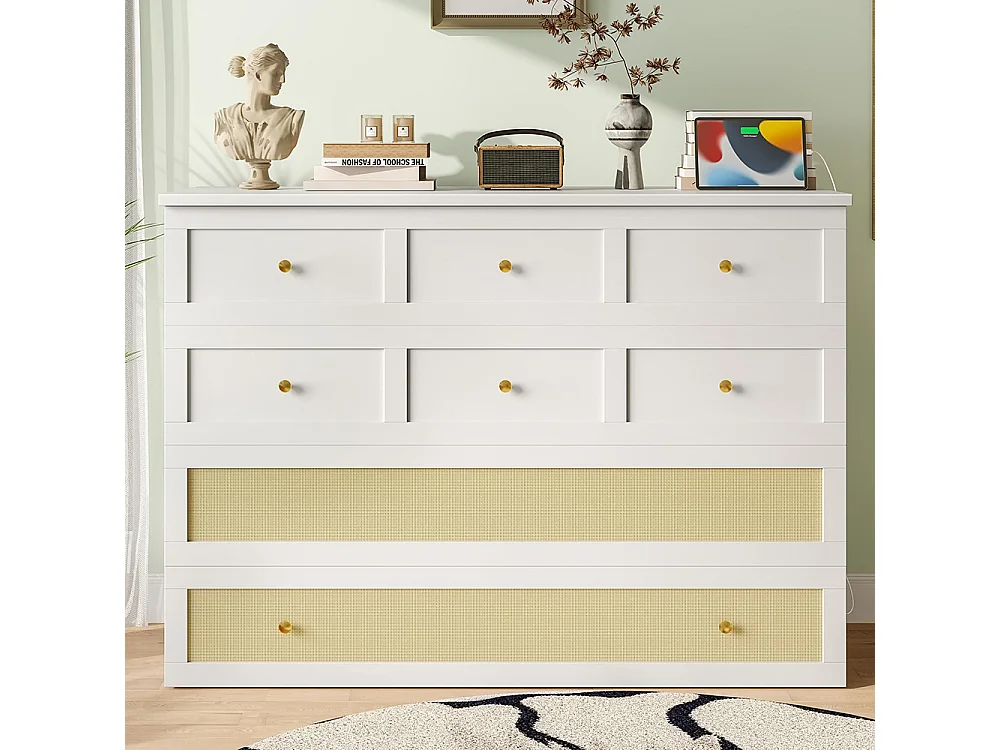 Lit escamotable mobile 140x200 cm tiroirs pied étagère tête USB électrique sans matelas blanc