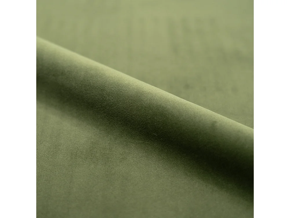Poltrona girevole in velluto verde oliva scuro - Ysé