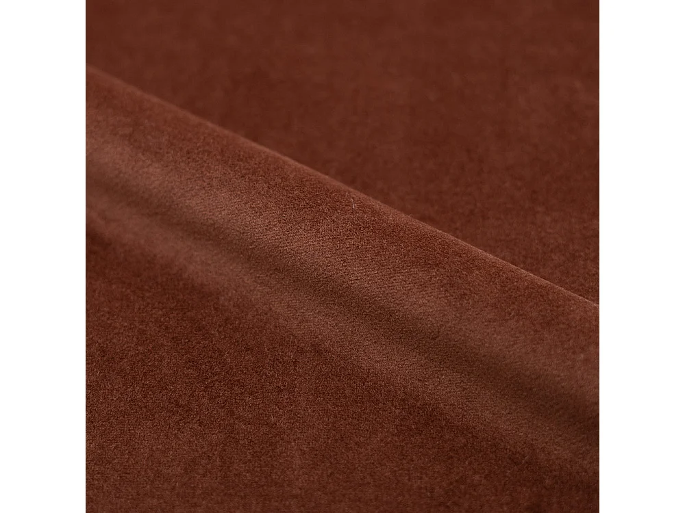 Poltrona girevole in velluto rosso mattone - Ysé