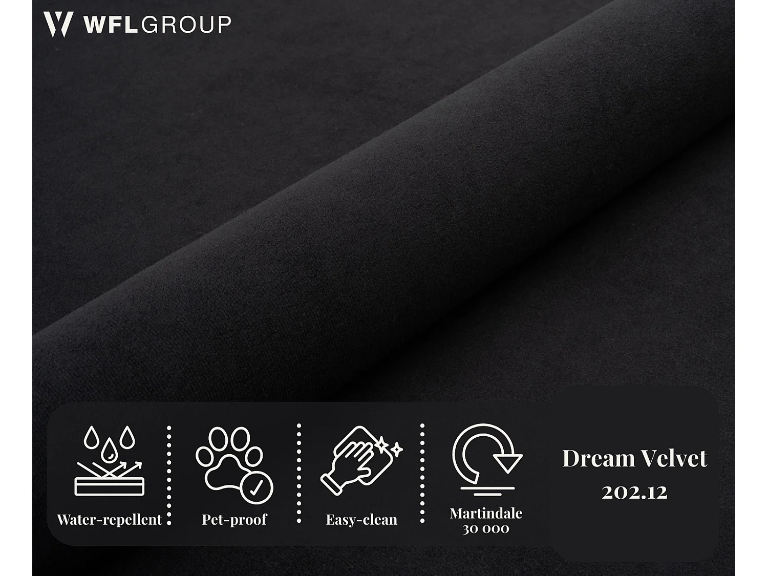 Polsterbett 180x200 mit Bettkasten, Lattenrost – hohe Kopfteil, Samt Stoff – Modernes Doppelbett mit Stauraum – Bettgestell, ohne Matratze – Amira Slim – Schwarz